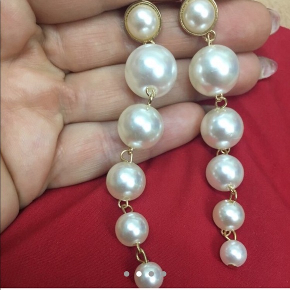 ❤️ New Fashion Pearl Long Earrings - Picture 4 of 4